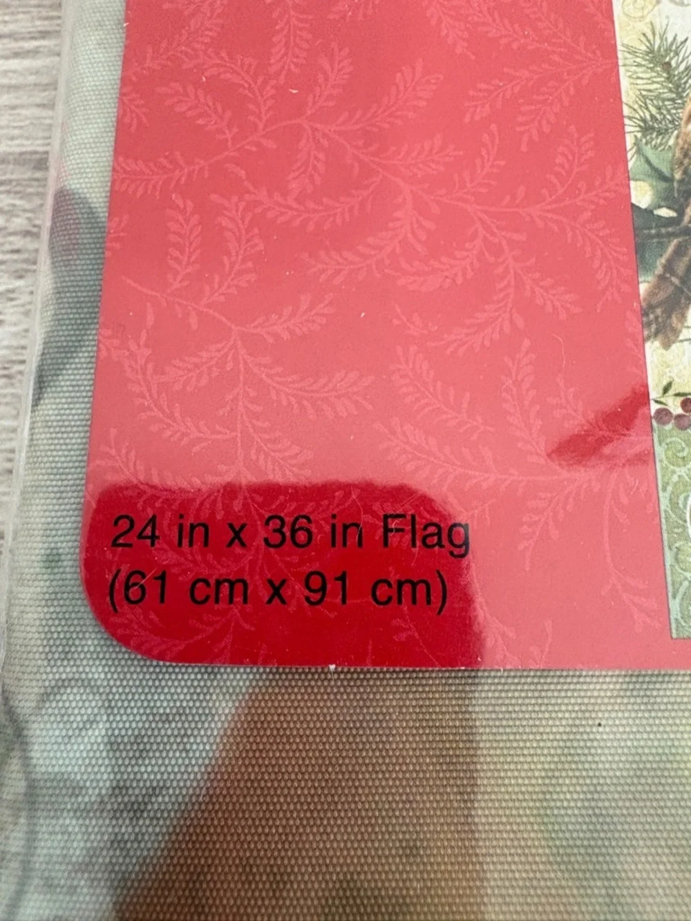 Holiday Inspirations Cardinals Outdoor Flag
